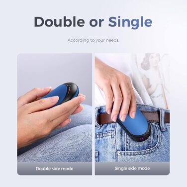 Електричний кишеньковий гріє OCOOPA з 5 рівнями нагріву та до 10 годин роботи, 5200 mAh, синій