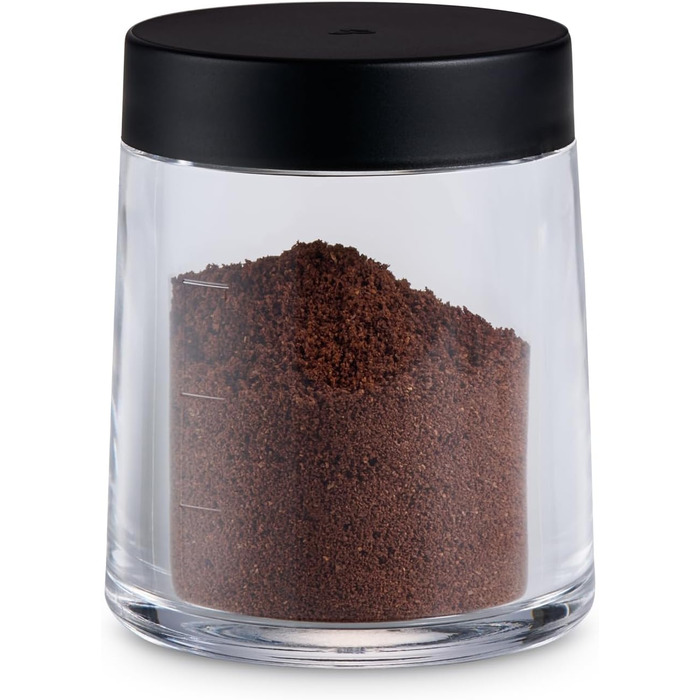 Кавомолка Tchibo ручна, керамічний жорно, регульований помел, срібна