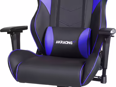 Ігрове крісло AKRacing Core LX Plus, PU шкіра, чорне/індиго, 5 років гарантії