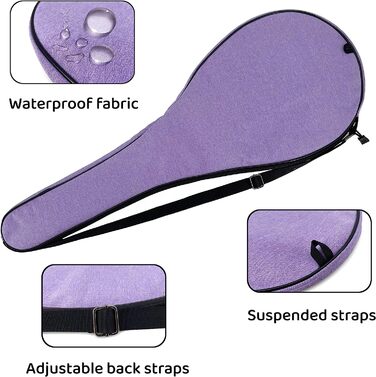 Чохол для тенісу Alephnull Performance / чохол / сумка для ракетки (фіолетовий, 82 см)