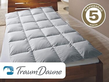 Ковдра Dream Down Premium з гагачого пуху 135x200см, зимова, 880г, ступінь спеки 5