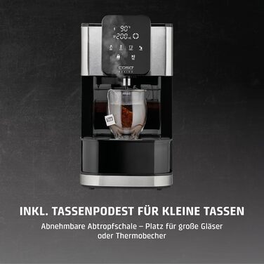 CASO HW 1660 - Нагрівач води Turbo, миттєвий нагрів (40-100°C), 2600 Вт, 4 л бак, кнопка для дитячого харчування (37°C), енергозберігаючий