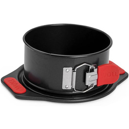 Форма для випічки Woll Springform Ø 26 см – антипригарна, з нержавіючої сталі, з силіконовими ручками, для випічки тортов, посудомийна машина