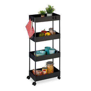 Візок для зберігання Relaxdays на 4 ярусах