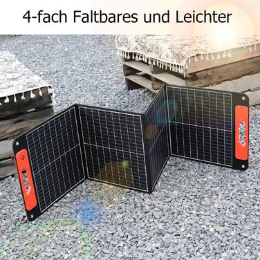 Портативна електростанція сонячна, 300W (пікова 600W), USB-C 65W, для кемпінгу та подорожей