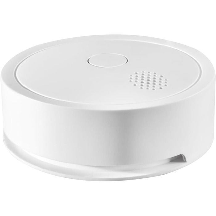 Датчик диму Shelly Plus Smoke - бездротовий, з фотоелектричним сенсором, EN 14604, 5 років роботи від батареї, LED-індикація, сумісність з Alexa та Google Assistant, без хабу