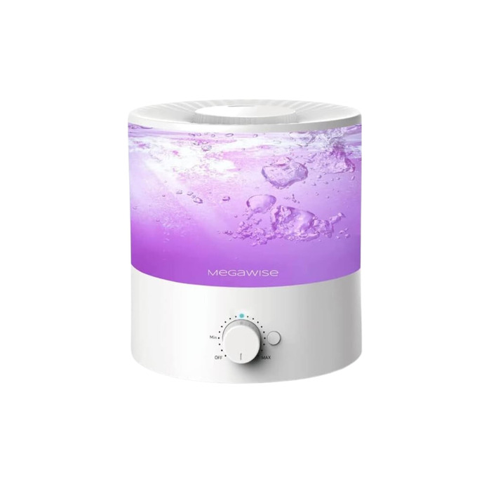 Набір з 2 ультразвукових зволожувачів повітря H1-XIT по 2л, з верхнім наповненням та нано-розпиленням, синій колір, для дитячої кімнати та вітальні