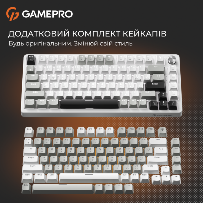 Механічна клавіатура GamePro Genesis Silverlight  (MK126)