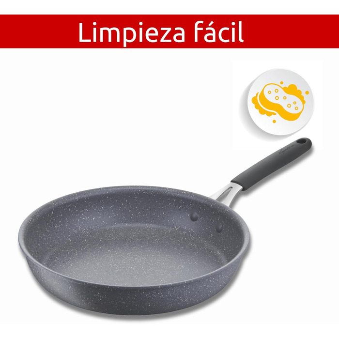 Набір сковорідок Lagostina Tempra Mineral з антипригарним покриттям, 24/28 см, силіконовий гриб, для всіх джерел тепла