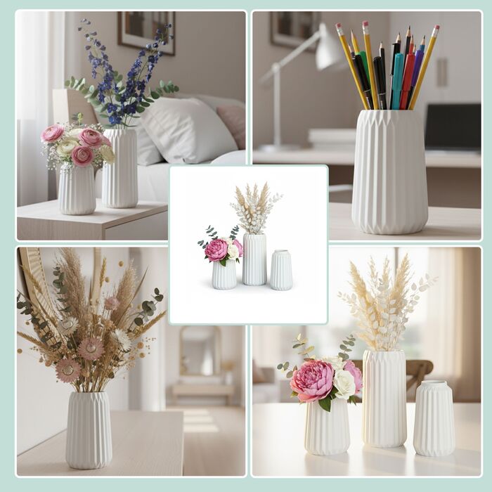 Набір ваз Relaxdays (3 шт.)