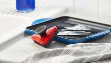 Гриль чавунний емальований Le Creuset, квадратний, 26 см, колір Морська сіль (темно-зелений)