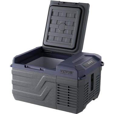 Автохолодильник VEVOR 12V/24V/220V 9л компресорний: для кемпінгу, авто, подорожей (-20°C ~ +20°C)