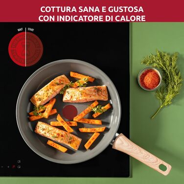 Сковорода Lagostina Vivissima 20 см з керамічним покриттям, для всіх типів плит, включаючи індукцію