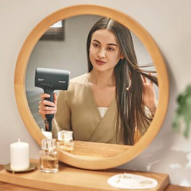 Фен Panasonic EH-NA0J-N825 nanoe™ MOISTURE+ з мінералами, 1600 Вт, чорний, для догляду за шкірою, волоссям та шкірою голови