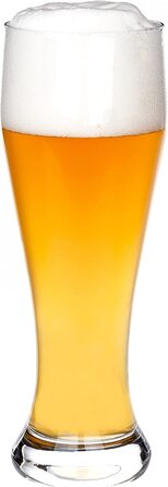 Ван Велл набір з 12 банок для пшеничного пива в Баварії прозорі / пивні келихи ємністю 0,5 л Стакан для пшениці келих для білого пива / Гастроном готель-Res