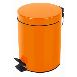 Косметичне відро Сіднейський Помаранчевий сміттєвий бак педальний сміттєвий бак-5 літрів - зі знімним внутрішнім відром