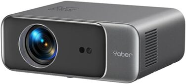 YABER Beamer Heimkino Projektor: 1080P Full HD, підтримка 4K, автофокус та корекція Keystone (One Dark Pro)