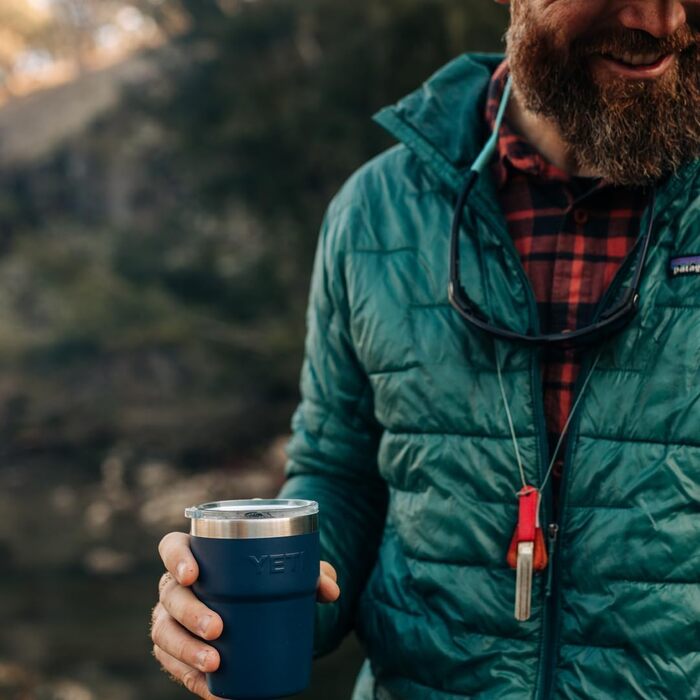 Термос YETI Rambler 16 oz (473 мл) з кришкою MagSlider, колір Moon Dust