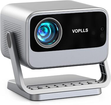 Проектор VOPLLS A-20000L 4K 1080P з автофокусом та корекцією трапецеїдальних спотворень, 28000 Люмен, WiFi6, Bluetooth, Dolby Audio, для дому та вулиці