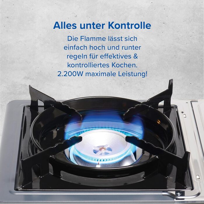 Газовий намет Camp Bistro 3 від Campingaz - компактний одноконфорочний намет для кемпінгу з валізами, 2200 Вт