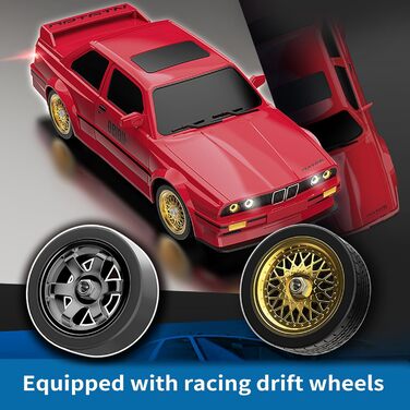 RC Дрифт-кар Drift Auto 1:16, 2.4 GHz, 30 км/год, 4WD, LED підсвічування, 2 акумулятори, Червоний