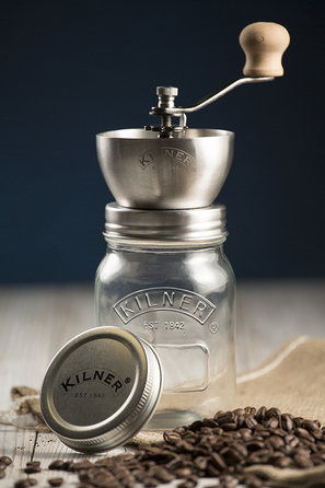500 мл ручної кавомолки Jar Clear Kilner