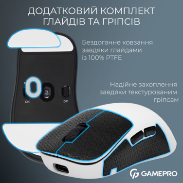 Бездротова ігрова миша GamePro Asgard Loki (GM022W)