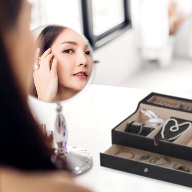 Скринька для прикрас Relaxdays з імітацією шкіри