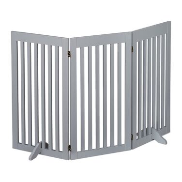 Захисний бар'єр Relaxdays сірого кольору, 92 см