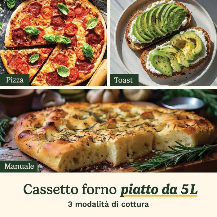 Фритюрниця Cuisinart XXL 10.4L з двозонним нагріванням | Без PFAS та хімікатів | Для смаження, грилю, випікання, дегідратації та підтримання тепла | 2 x 5.2L, 8+ порцій | Знімні деталі, придатні для миття в посудомийній машині (3 камери, чорний)