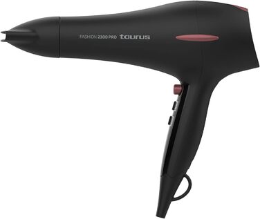Професійний фен Taurus Fashion 2300 Pro: AC-двигун, 2200 Вт, 3 температурні режими, холодний струмінь повітря