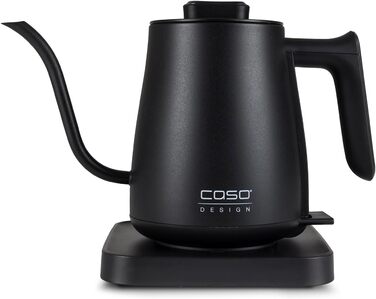 CASO Coffee Classic Kettle – електричний чайник, чорний, з нержавіючої сталі, для чаю та кави, преміум-якість