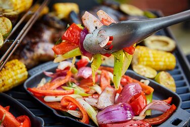 Набір інструментів для гриля Napoleon 70033 - PRO з нержавіючої сталі (2 шт.) - Преміум якість, з ручками, з затискачем та шпателем