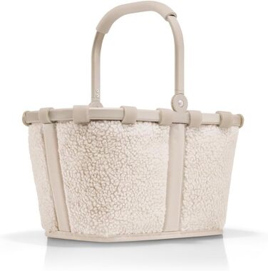 Сумка-шопер Reisenthel Carry Bag XS – Стабільний кошик XS формату з практичною внутрішньою кишенею, елегантний та водонепроникний дизайн (Teddy Sand)