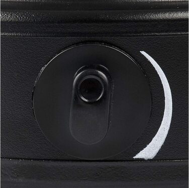 Електрична плитка Girmi PE26 з чавунною поверхнею, 1500 Вт, 5 температурних режимів, діаметр 18,5 см, чорна