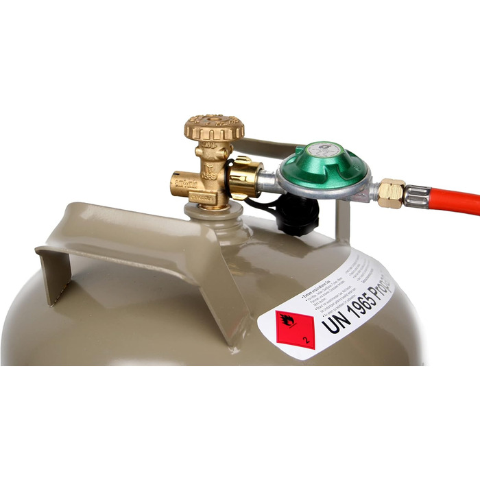 11 кг балон з пропаном для кемпінгу, гриля, опалення та пальникових приладів - порожній