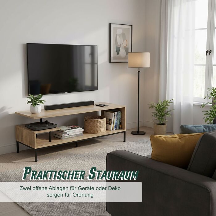 Тумба під телевізор Relaxdays до 55 дюймів