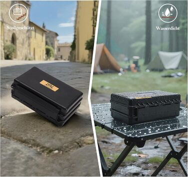 Портативний вологозберегаючий футляр для сигар на 5 сигар (50RG) з ножем, підставкою, гігрометром та зволожувачем, подарунковий набір для поціновувачів сигар (Чорний)