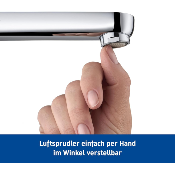 Змішувач для ванної кімнати Duravit B.1, висота виливу 110 мм, керамічна картридж, хром (з комплектом для зливу з тягою)