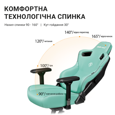 Крісло ігрове Anda Seat Kaiser 3 Black Size XL