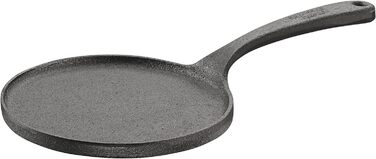 Сковорода для млинців SKEPPSHULT, чавунна, Чорна, 17 см