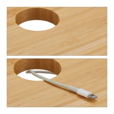 Підставка для монітора Relaxdays з бамбука