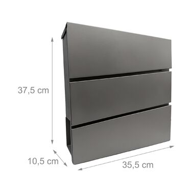 Скріпка Relaxdays з відсіком для газет