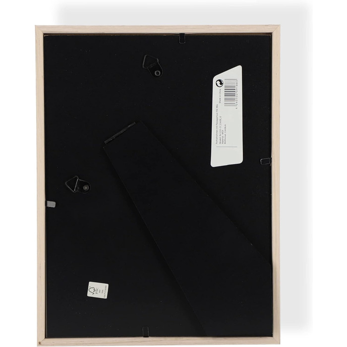 Набір Wackadoo з 5 рамок для фотографій, FSC Дерев'яна рамка Фотогалерея зі шпону справжнього дерева Фоторамка зі скляної панелі зі скляною панеллю Колаж (10 x 15, ) (13 x 18 см, вапнований клен)
