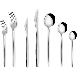 Набір столових приборів Karaca Elegance (84 деталі) - нержавіюча сталь, для посудомийної машини, 12 персон