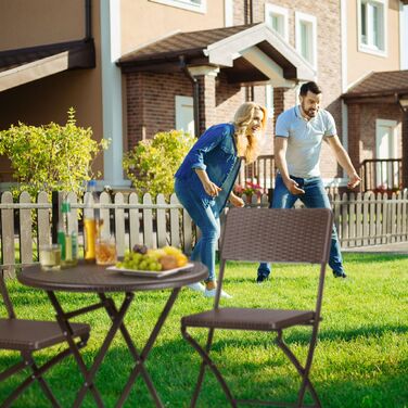Набір садових меблів Relaxdays BASTIAN (3 шт.)