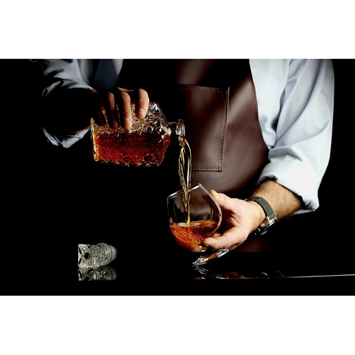 Набір келихів для коньяку Topkapi Elite 66123 Maxime Clement XL (2 шт.), 500 мл, склокристал, без свинцю, для посудомийної машини