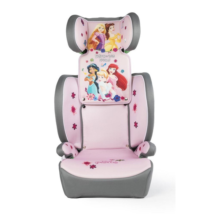 Автокрісло Tataway Disney Princesses i-Size, 15-36 кг (3,5-12 років), рожеве, група 2/3