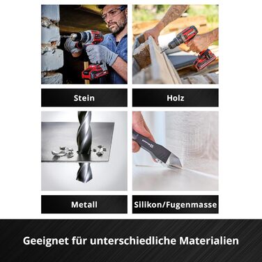 Набір інструментів Einhell E-CASE 80 шт. в кейсі - для дому, майстерні, ремонту