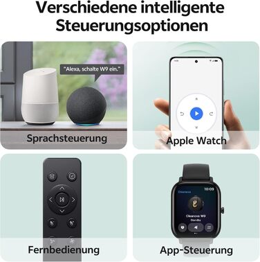 Робот-пилосос Vexilar W9 з функцією миття підлоги, 5000Pa, LiDAR навігація, тихий (50 dB), 150 хв роботи, 15 зон заборони, 5 карт, керування через додаток, пультом та голосовим асистентом